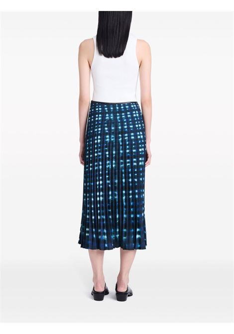 Multicolored Piper tie-dye pleated midi skirt Proenza schouler white label - women PROENZA SCHOULER WHITE LABEL | WL2415078399